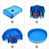 pet pool,Foldable Dog Pet Bath Pool Collapsible Dog Pet Pool Bathing Tub Kiddie Pool for Dogs Cats and Kids