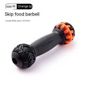 Dog Toy Bite-resistant Molar Large Dog Consumes Physical Strength (Option: Orange And Black-M)