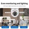 Pet camera E27 Surveillance Camera LED Light Bulb Socket 360° 2.4G WiFi Security Protection 1080P Spotlight Automatic Human Tracking