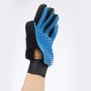 Pet Grooming Silicone Glove For Pet Hair Removal & Deshedding Brush