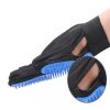 Pet Grooming Silicone Glove For Pet Hair Removal & Deshedding Brush