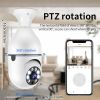 Pet camera E27 Surveillance Camera LED Light Bulb Socket 360° 2.4G WiFi Security Protection 1080P Spotlight Automatic Human Tracking